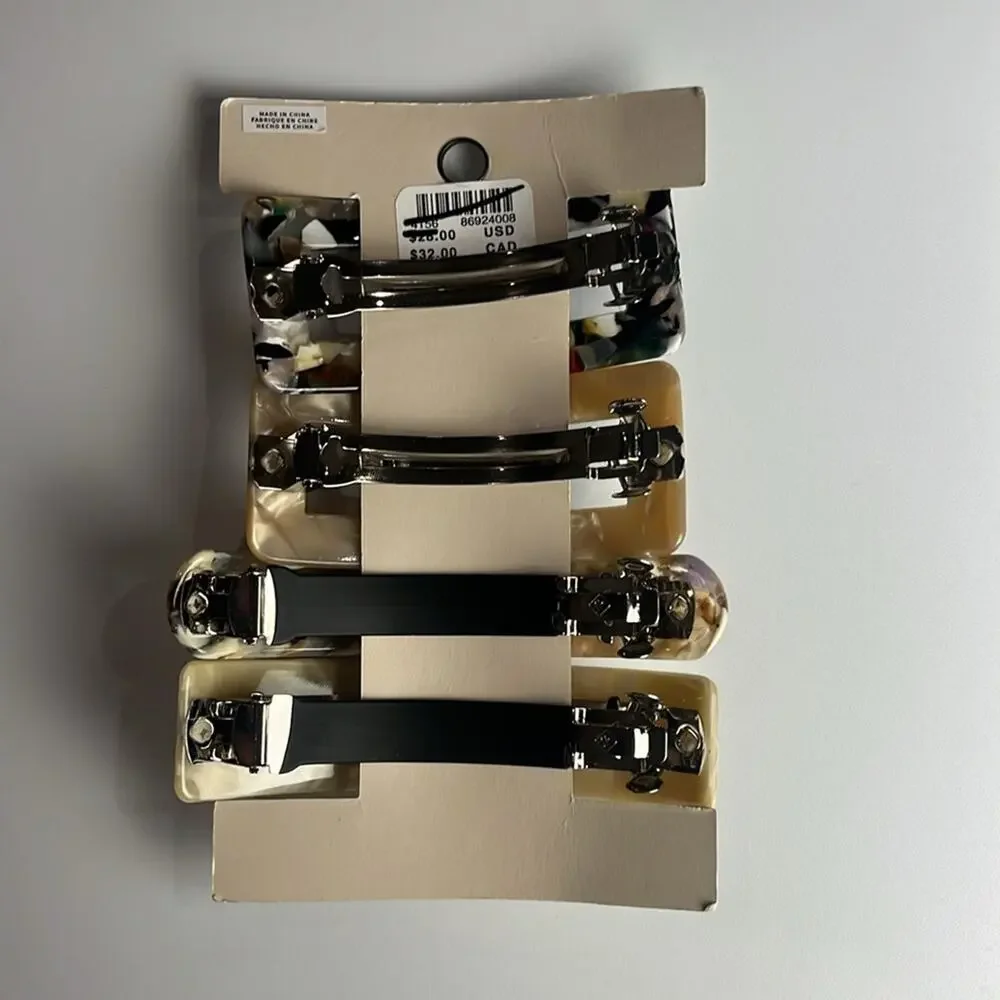 ANTHROPOLOGIE • 4pc Barrette Set
